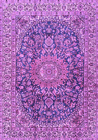 Medallion Purple Traditional Rug, tr2494pur