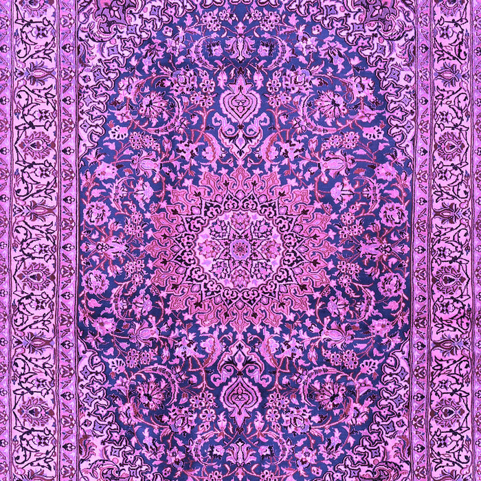Medallion Purple Traditional Rug, tr2494pur