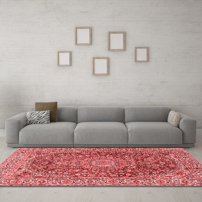 Traditional Red Washable Rugs
