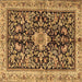 Square Machine Washable Animal Brown Traditional Rug, wshtr2495brn