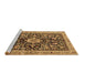 Sideview of Machine Washable Animal Brown Traditional Rug, wshtr2495brn