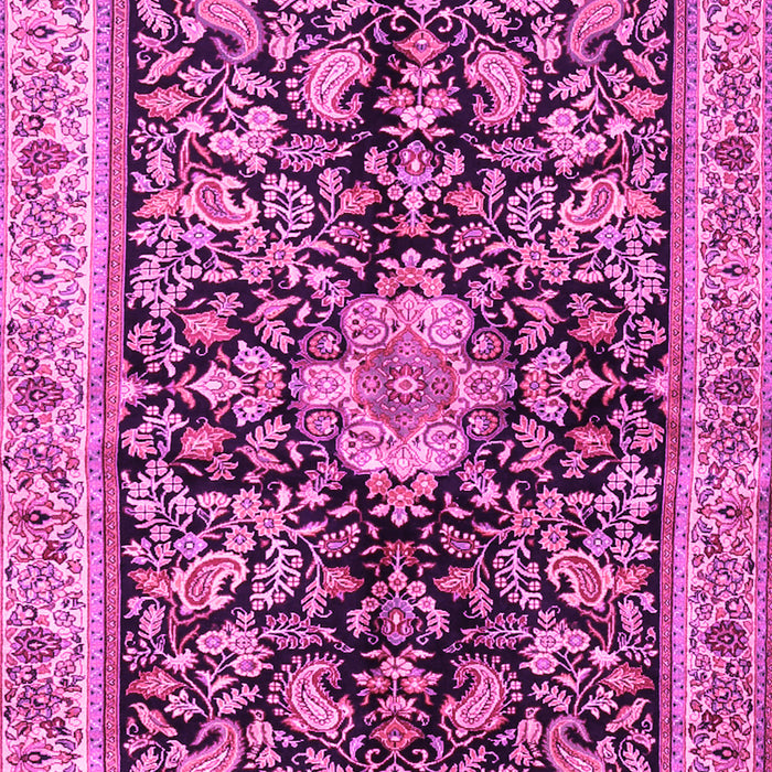 Machine Washable Animal Pink Traditional Rug, wshtr2495pnk