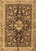 Machine Washable Animal Brown Traditional Rug, wshtr2495brn