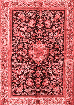 Animal Red Traditional Area Rugs