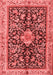 Animal Red Traditional Area Rugs