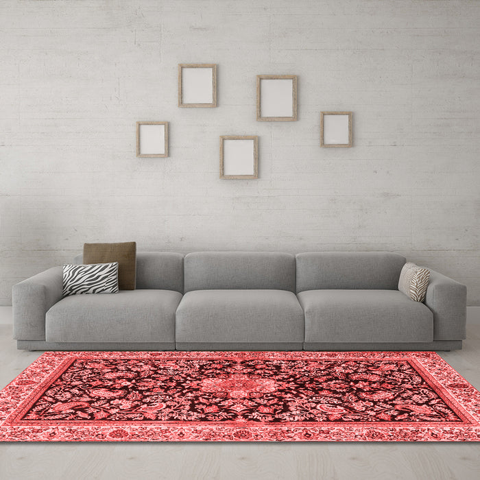 Traditional Red Washable Rugs