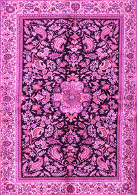 Animal Pink Traditional Rug, tr2495pnk