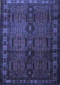 Southwestern Blue Country Rug, tr2496blu