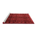 Country Red Washable Rugs