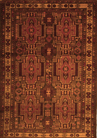 Southwestern Orange Country Rug, tr2496org