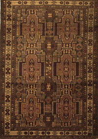 Southwestern Brown Country Rug, tr2496brn