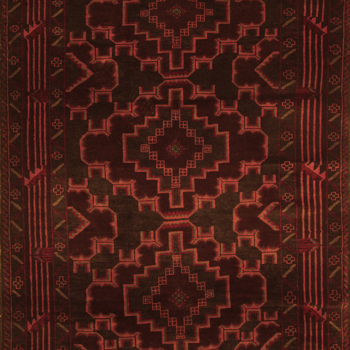 Serging Thickness of Machine Washable Persian Orange Traditional Area Rugs, wshtr2497org