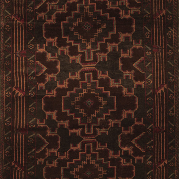 Persian Brown Traditional Rug, tr2497brn