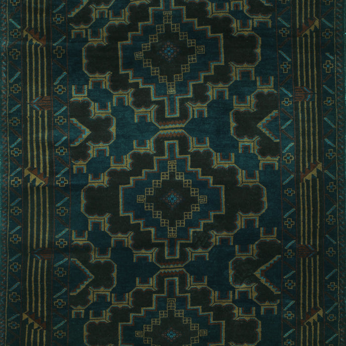 Persian Turquoise Traditional Rug, tr2497turq
