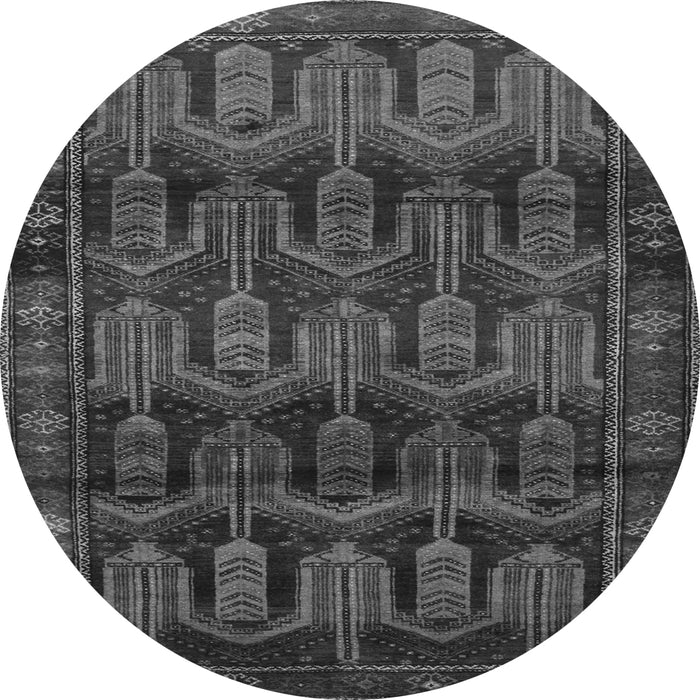 Square Persian Gray Traditional Rug, tr2498gry