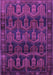 Machine Washable Persian Purple Traditional Area Rugs, wshtr2498pur