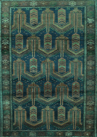 Persian Turquoise Traditional Rug, tr2498turq