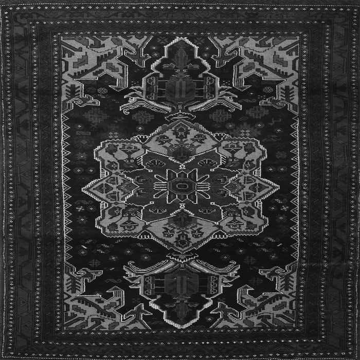 Serging Thickness of Persian Gray Traditional Rug, tr2499gry