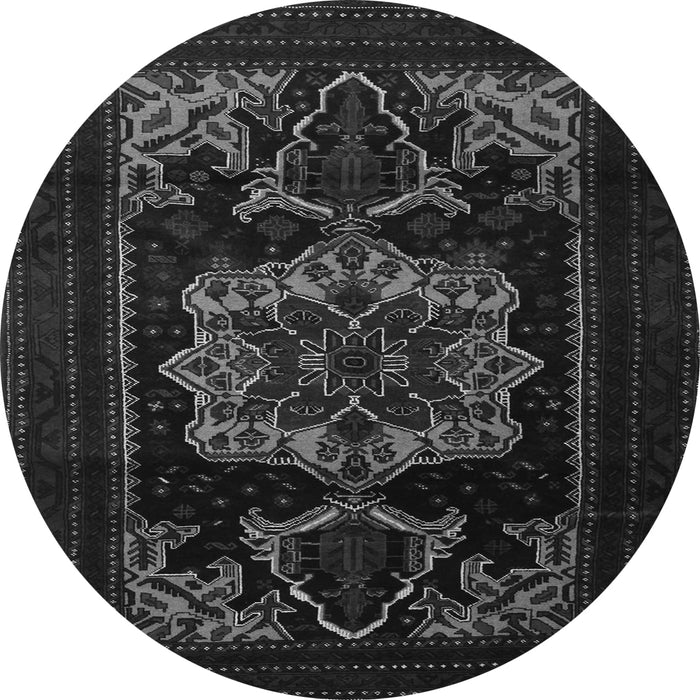 Square Persian Gray Traditional Rug, tr2499gry