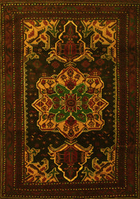 Persian Yellow Traditional Rug, tr2499yw