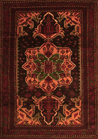 Persian Orange Traditional Rug, tr2499org
