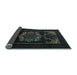 Sideview of Persian Light Blue Traditional Rug, tr2499lblu