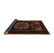 Sideview of Persian Brown Traditional Rug, tr2499brn