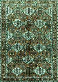 Persian Turquoise Traditional Rug, tr249turq