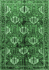 Persian Emerald Green Traditional Rug, tr249emgrn
