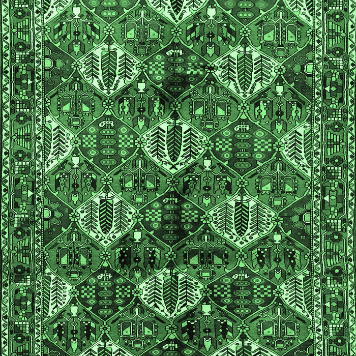 Persian Emerald Green Traditional Rug, tr249emgrn