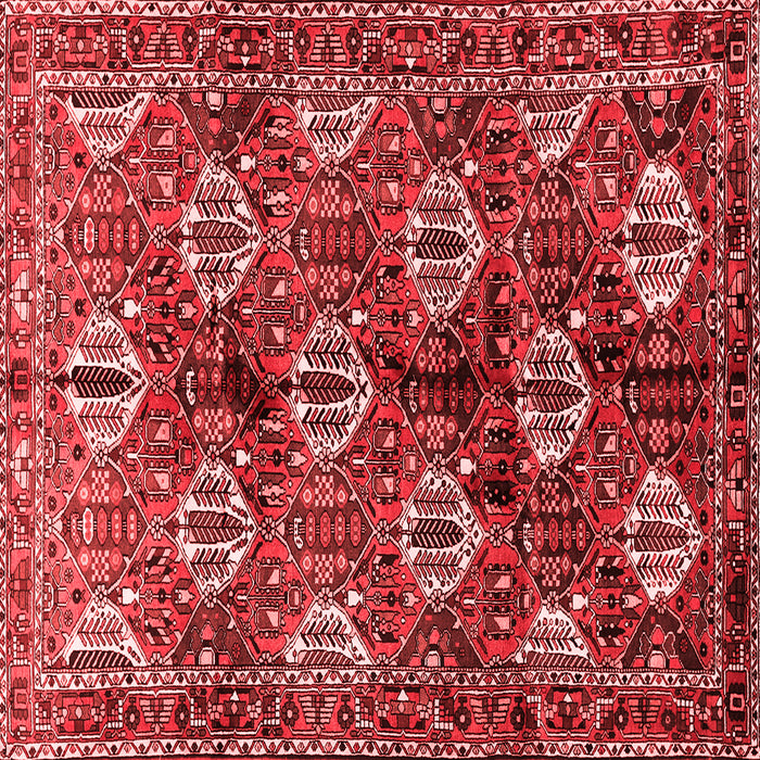 Machine Washable Persian Red Traditional Rug, wshtr249red