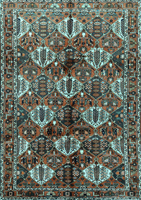 Persian Light Blue Traditional Rug, tr249lblu