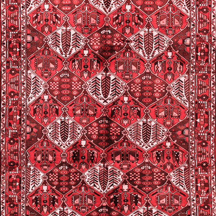 Machine Washable Persian Red Traditional Rug, wshtr249red