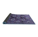 Sideview of Persian Blue Traditional Rug, tr249blu