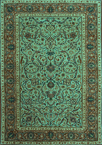 Persian Turquoise Traditional Rug, tr24turq
