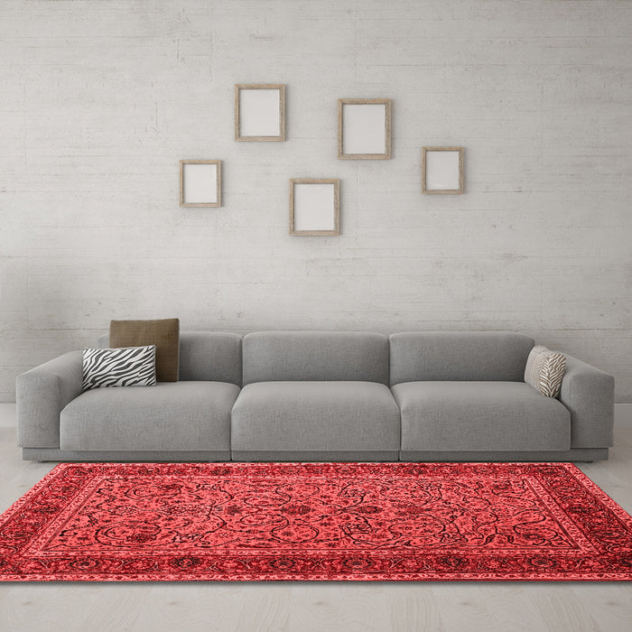 Traditional Red Washable Rugs