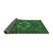 Sideview of Persian Emerald Green Traditional Rug, tr2500emgrn