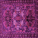 Square Persian Pink Traditional Rug, tr2500pnk