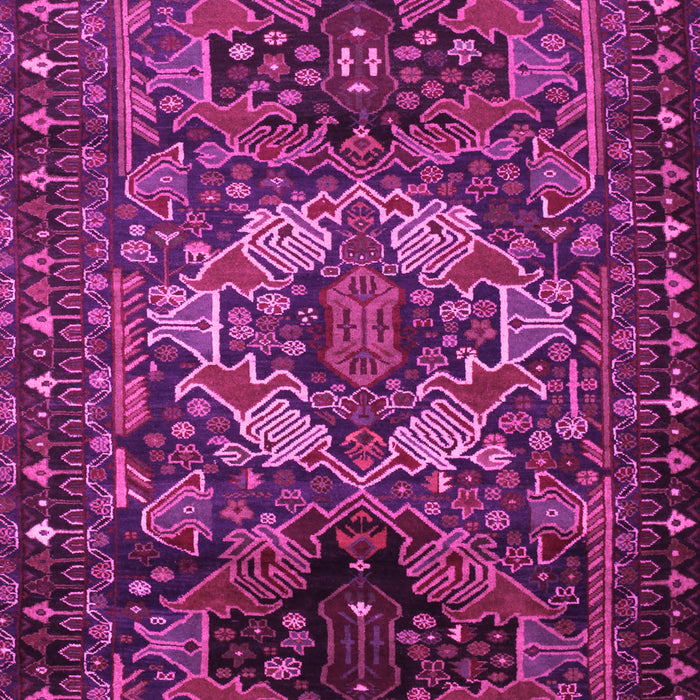 Machine Washable Persian Pink Traditional Rug, wshtr2500pnk