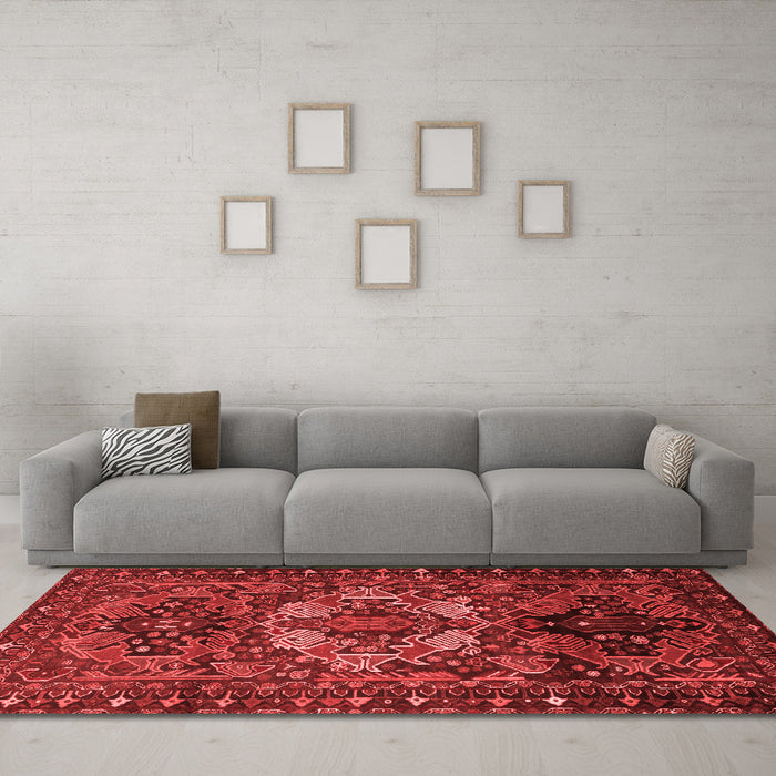Traditional Red Washable Rugs