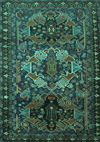 Persian Turquoise Traditional Rug, tr2500turq