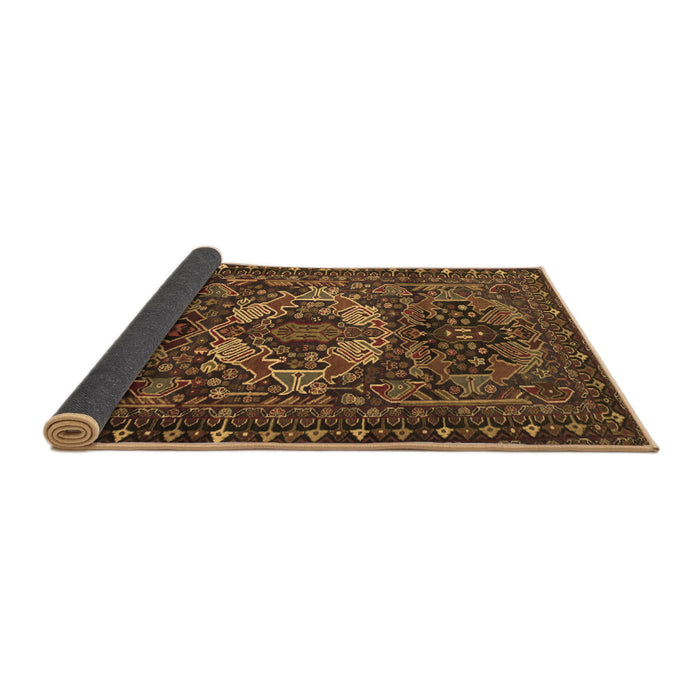 Sideview of Persian Brown Traditional Rug, tr2500brn