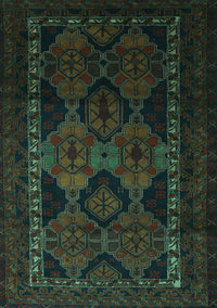Persian Turquoise Traditional Rug, tr2501turq