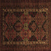 Square Persian Brown Traditional Rug, tr2501brn