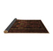 Sideview of Persian Brown Traditional Rug, tr2501brn