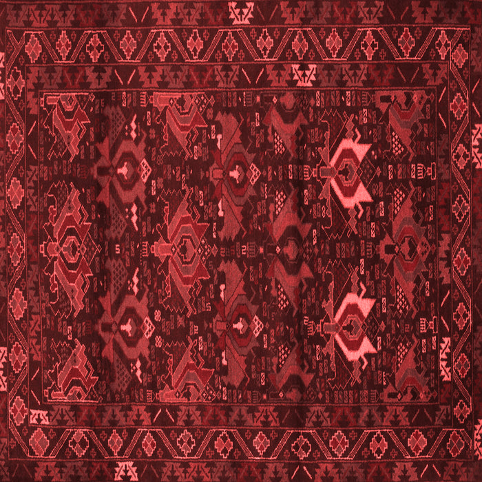 Machine Washable Persian Red Traditional Rug, wshtr2502red