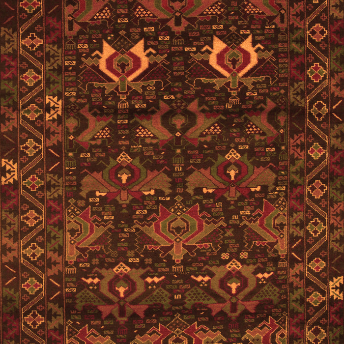 Persian Orange Traditional Rug, tr2502org