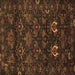 Square Persian Brown Traditional Rug, tr2502brn