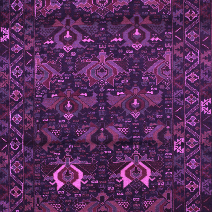 Machine Washable Persian Purple Traditional Area Rugs, wshtr2502pur