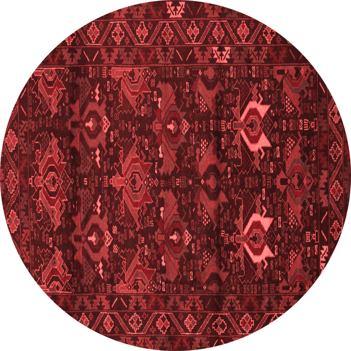 Machine Washable Persian Red Traditional Rug, wshtr2502red
